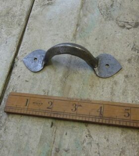 Pull Handle Spearhead Hand Forged Antique Iron 100mm - TBD
