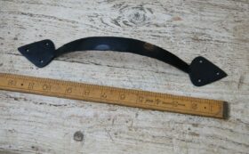 Pull Handle Spearhead Hand Forged Black Wax 300mm