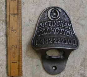Bottle Opener Wall Mounted COTTINGHAM COLLECTION Antique Iron