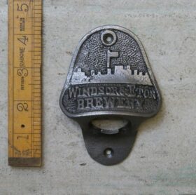 Bottle Opener Wall Mounted WINDSOR & ETON Cast Antique Iron