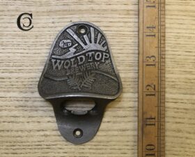 Bottle Opener Wall Mounted WOLD TOP BREWERY Cast Iron
