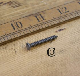 Wood Screw Pozi Raised Antique Iron Countersunk 8g x 4mm x 32mm