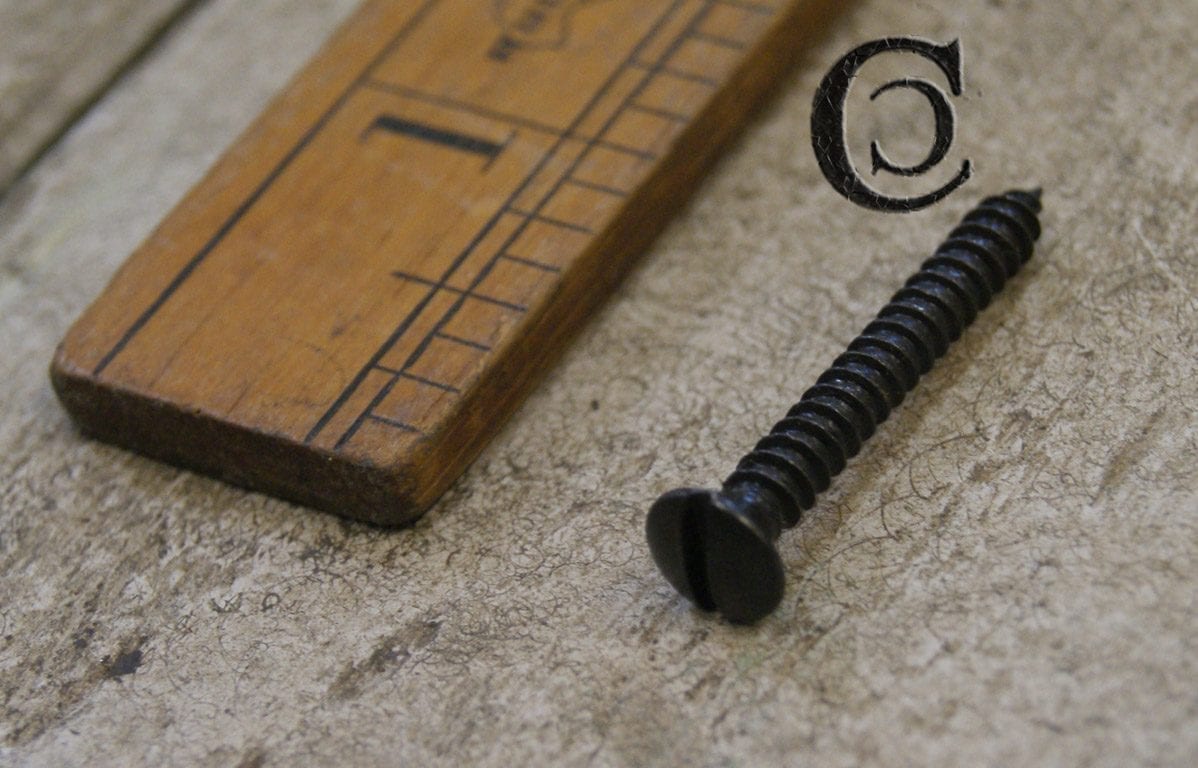 Wood Screw Slotted Raised SEB Countersunk 8g x 4mm x 25mm