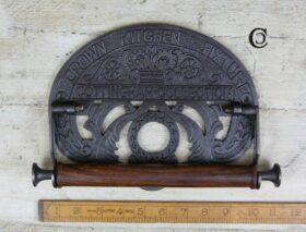 Kitchen Roll Holder COTTINGHAM Fixture Antique Iron for 238mm