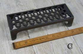 Air Brick / Trivet Cast Antique Iron Single 233mm x 80mm
