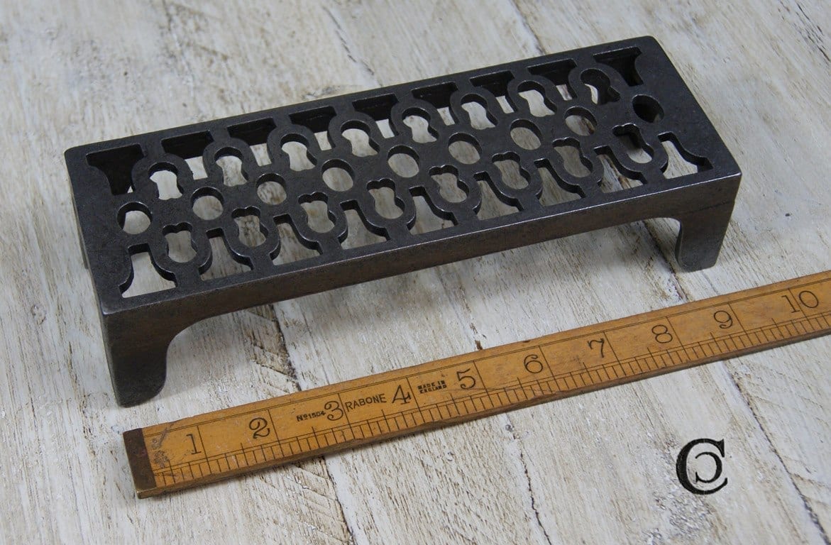 Air Brick / Trivet Cast Antique Iron Single 233mm x 80mm