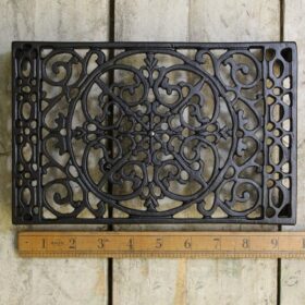 Air Brick Trivet Decorative Satin Black 235 x 152 x 50mm