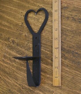 Candle Holder Wall Mount Heart Spike Beeswax Heart 200mm