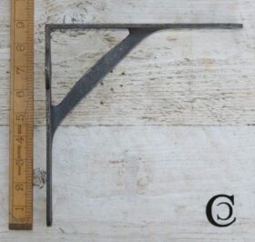 Shelf Bracket GALLOWS Plain Lugs Cast Antique Iron 208mm x 208mm