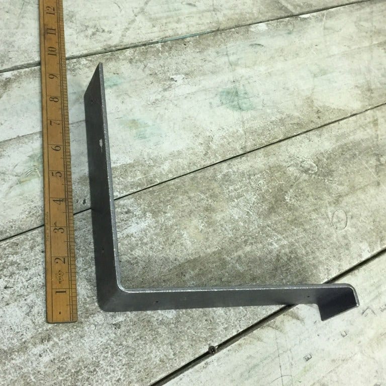 Shelf Bracket UTILITY Medium Duty Angle Steel Lip 200mm x 200mm