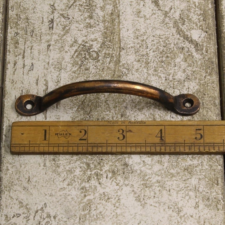 Bow Handle Penny End Cast Antique Copper 125mm