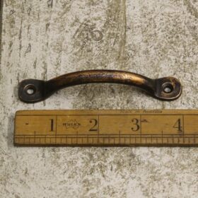 Bow Handle Penny End Cast Antique Copper 100mm