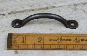 Bow Handle Cast Antique Iron Penny End 100mm (AF036)