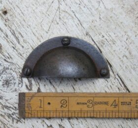 Cup Handle Basic M4 Rear Thread Fake Screw Antique Iron 92mm
