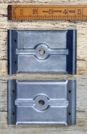 Table Corner Plate (11mm Hole) w/ M8 Hex Nut W-M Dowels