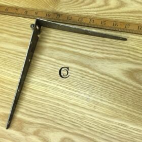 Cranked Strap Hinge Antique Steel 200mm (125L)