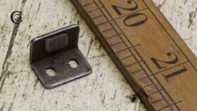 Striker Plate Keep for Cupboard Slide Bolt Antique Iron 13mm (30.353.AB.64)