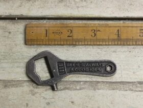 Bottle Opener Hand Held BEER IS ALWAYS A GOOD IDEA Wrench