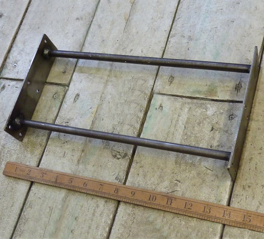 Shelf Support Bracket ACRO Antique Iron 350mm High x 180mm Deep