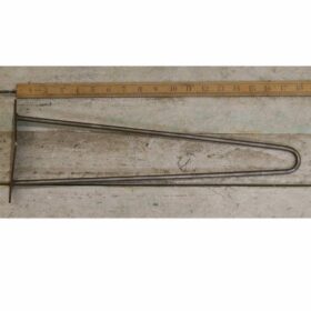 Hairpin Leg 2 Prong Antique Iron 450mm