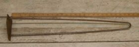 Hairpin Leg 2 Prong Antique Iron 660mm