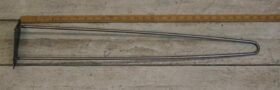 Hairpin Leg 2 Prong Antique Iron 710mm