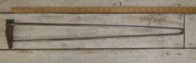 Hairpin Leg 2 Prong Antique Iron 760mm