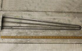 Hairpin Leg 3 Prong Antique Iron 8mm Diameter Rod 760mm - TBD