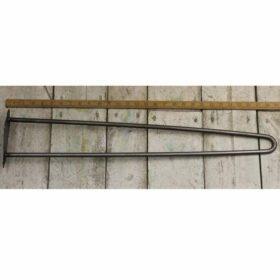 Hairpin Leg 2 Prong Heavy Duty Antique Iron 710mm