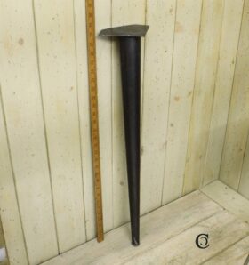 Furniture Leg Conical Tapered Antique Iron 28" / 710mm