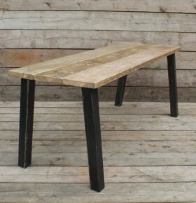 Table Leg Box Section 70x70mm Splayed Mild Steel 710mm
