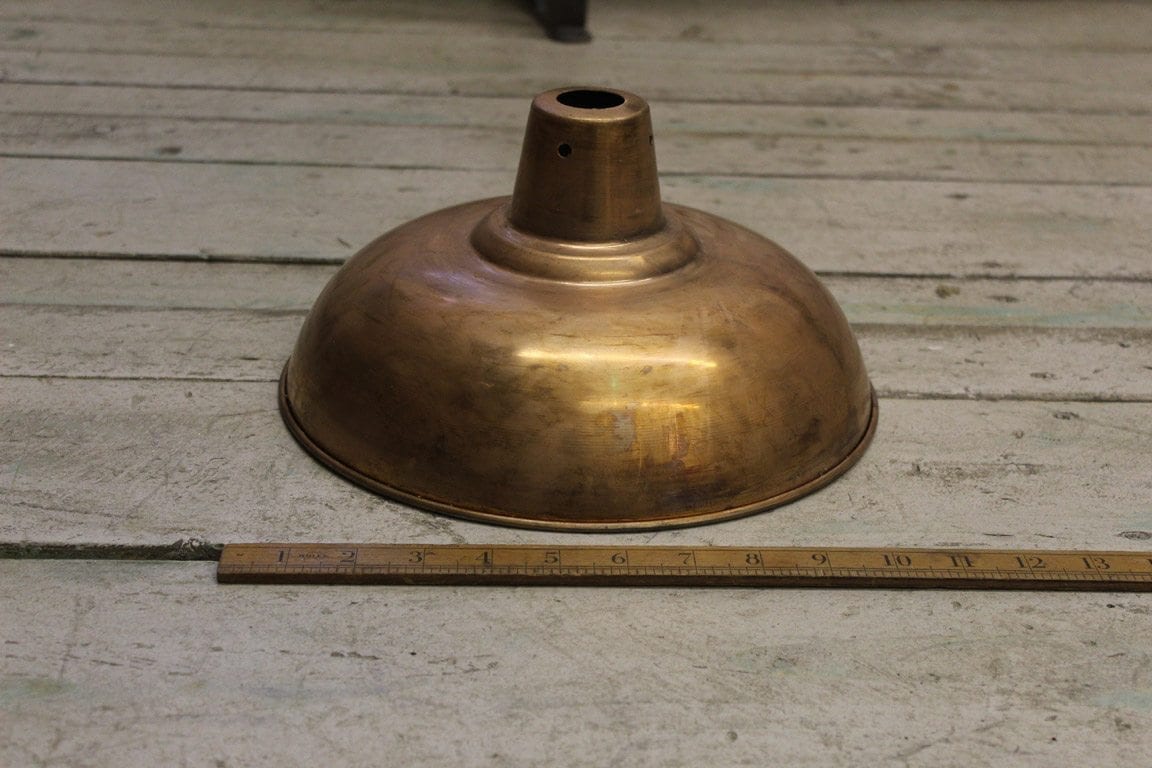 Pendant Hanging Light Shade FACTORY DULL Copper 360mm Diameter