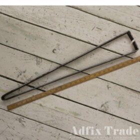 Hairpin Leg CHINESE Style Flat Bar Antique Iron 710mm