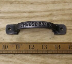 Square D Handle CHEESE BOARD Cast Antique Iron 120mm