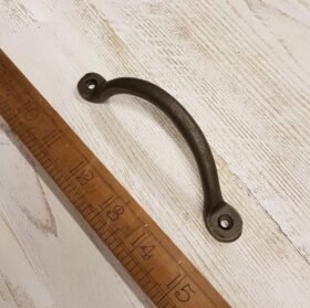 Tray Lifting Handle Cranked Bow Penny End Cast Iron 128mm