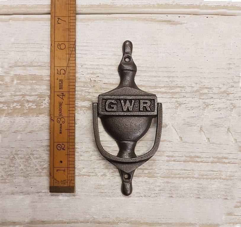 Door Knocker GWR Cast Antique Iron 150mm