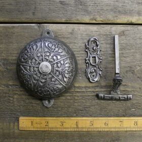 Door Bell Victorian Single Stroke PRESS System Cast Iron