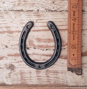 Horseshoe (no Hook) Cast Antique Iron 92mm
