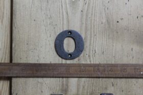 Cast Iron LETTER O High Antique Iron 50mm High