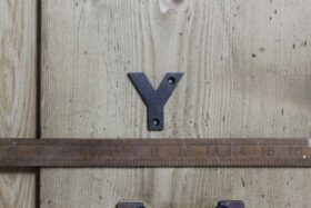 Cast Iron LETTER Y Cast Antique Iron 50mm High
