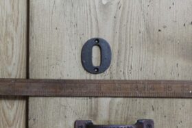 Cast Iron NUMBER 0 50mm High Antique Iron