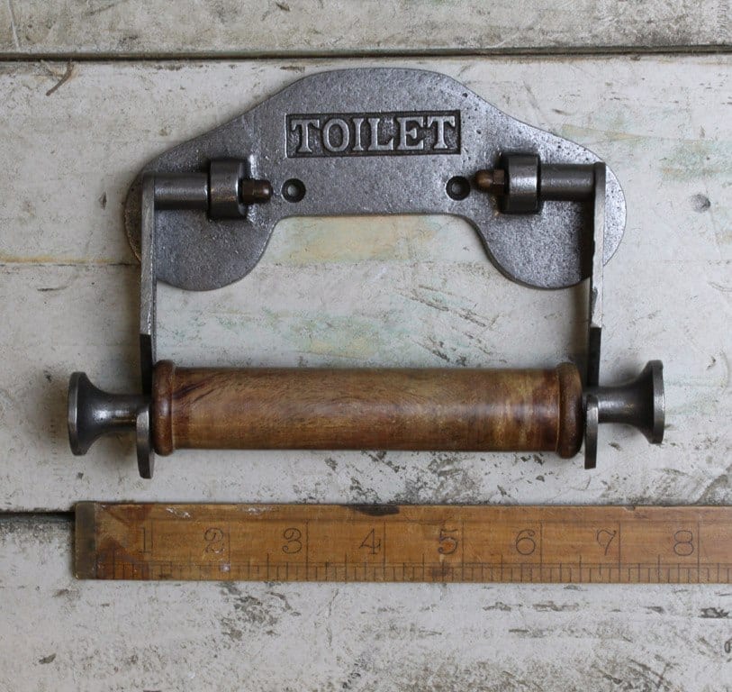 Toilet Roll Holder ALBERT - Toilet Drop-In Arms Antique Iron - Image 2