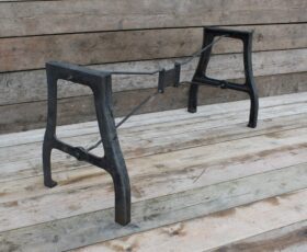 Dining Table End Frame FAIRFAX Cast Antique Iron 650mm x 720mm