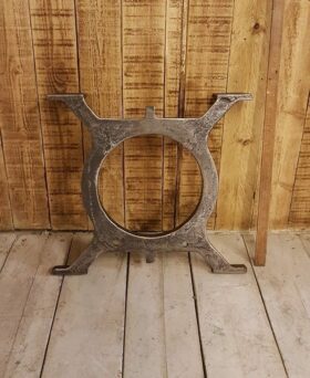 Coffee Table End Frame BAMFORD 2 Rods Cast Iron 420mm x 460mm