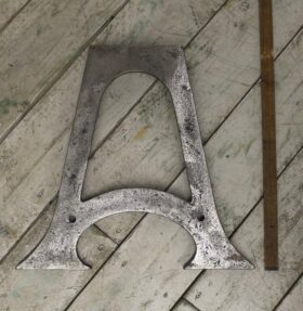 Coffee Table End Frame AXDANE 2 Hole Cast Iron 400mm x 400mm