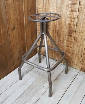 Bar Stool TAYLOR Tubular metal legs Rise & Fall Foot Rest 710mm