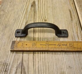 Square D Handle (Slight Round) Cast Antique Iron 120mm