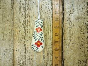 Light Pull Ceramic Patterned CHINTZ Porcelain 100mm