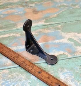 Shelf Bracket GALLOWS Penny End Cast Antique Iron 89mm x 89mm