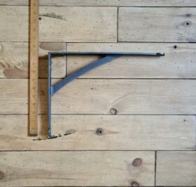 Shelf Bracket GALLOWS Penny End Cast Antique Iiron 260mm x 360mm